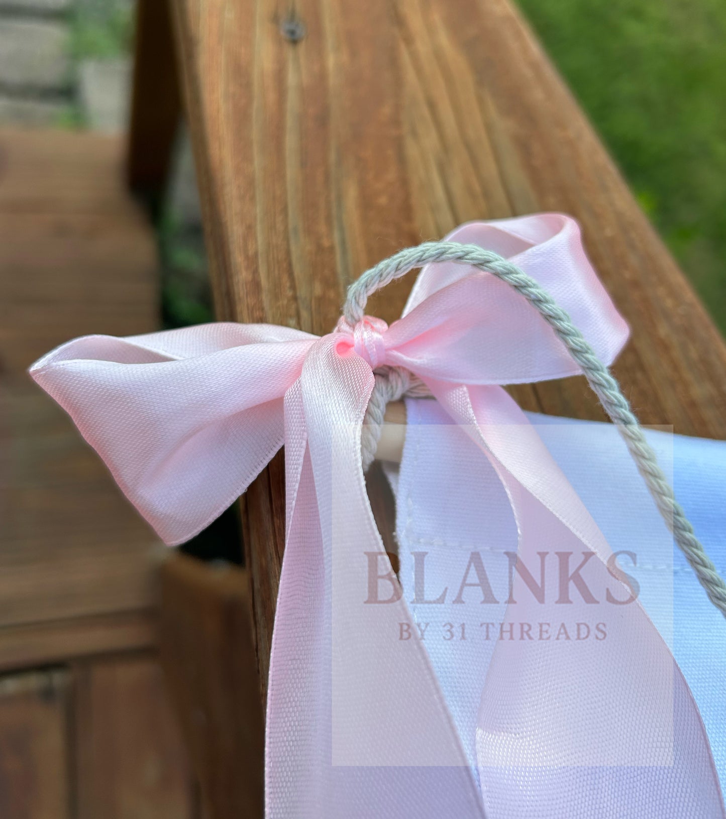 Banner with Pink Trim
