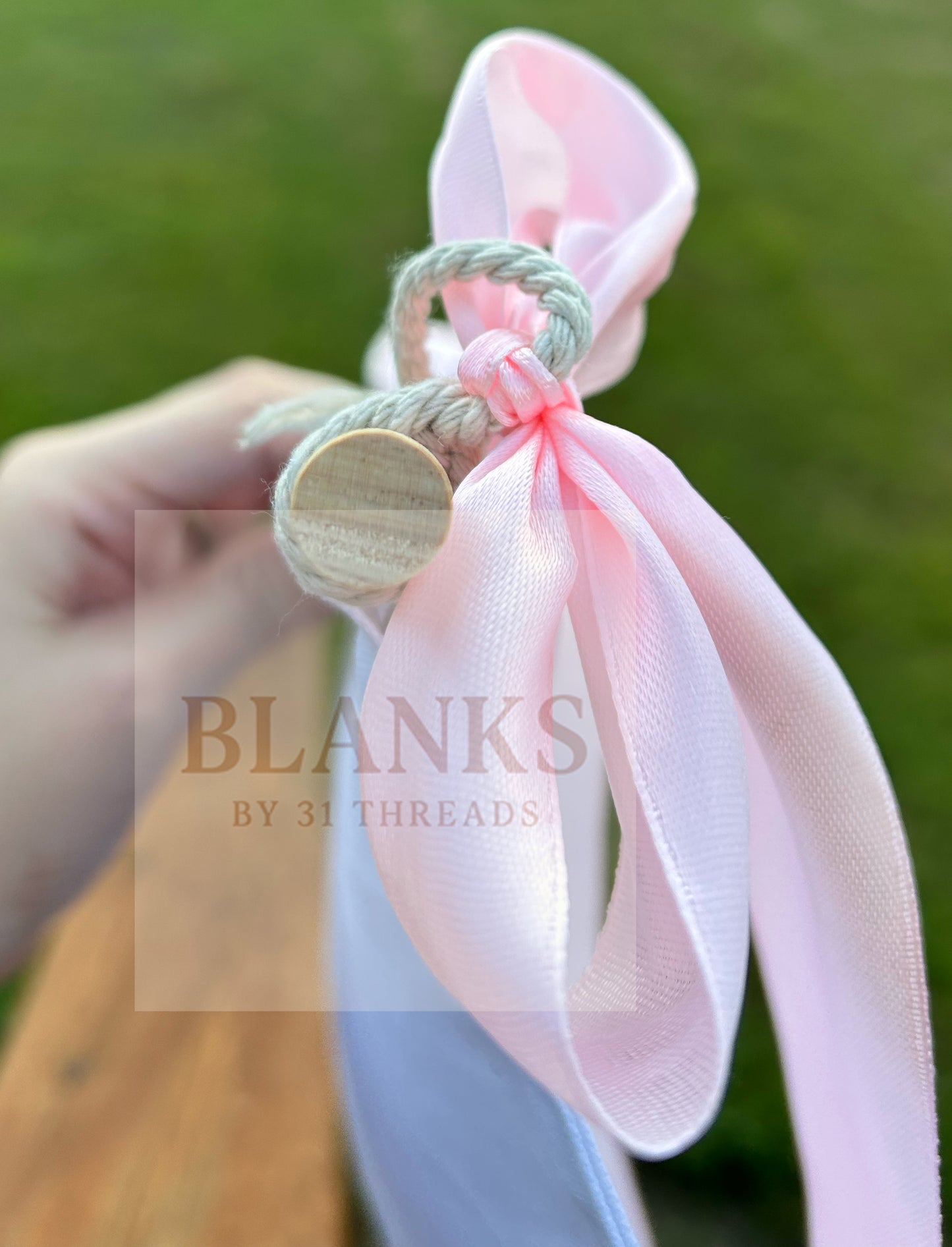 Banner with Pink Trim