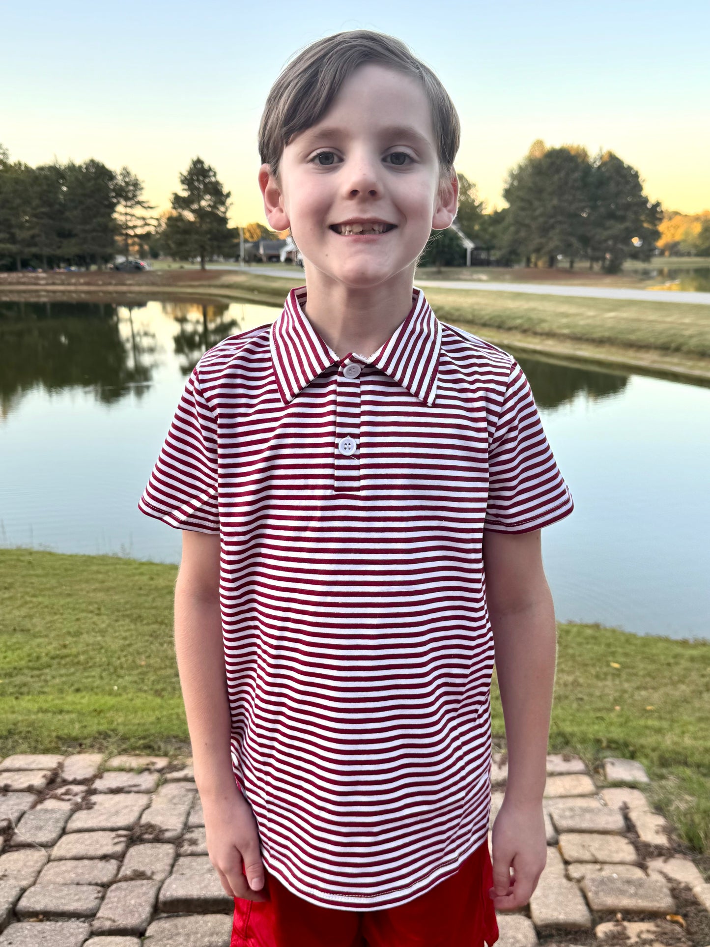 Boy Stripe Polo
