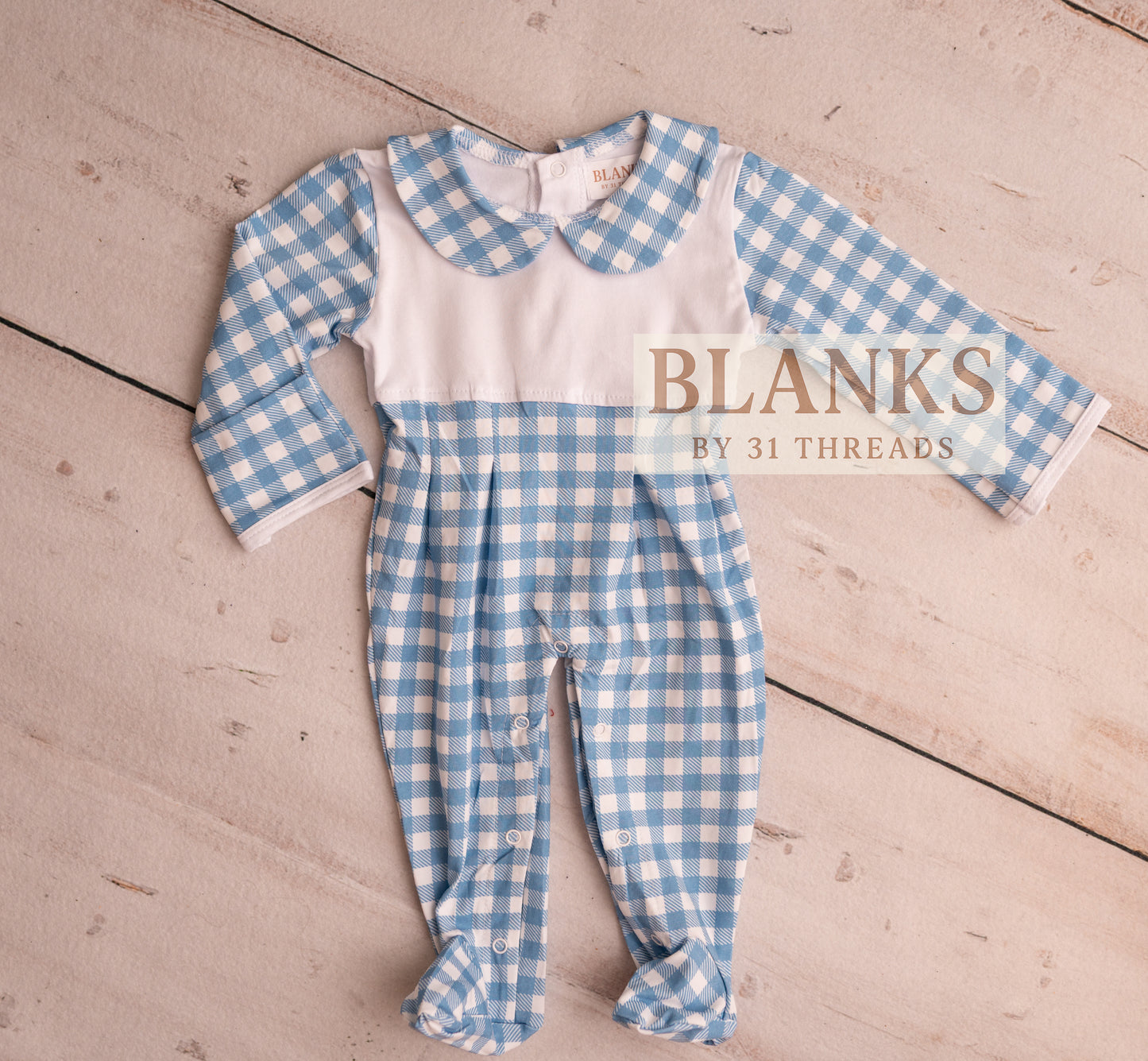 Gingham Footie