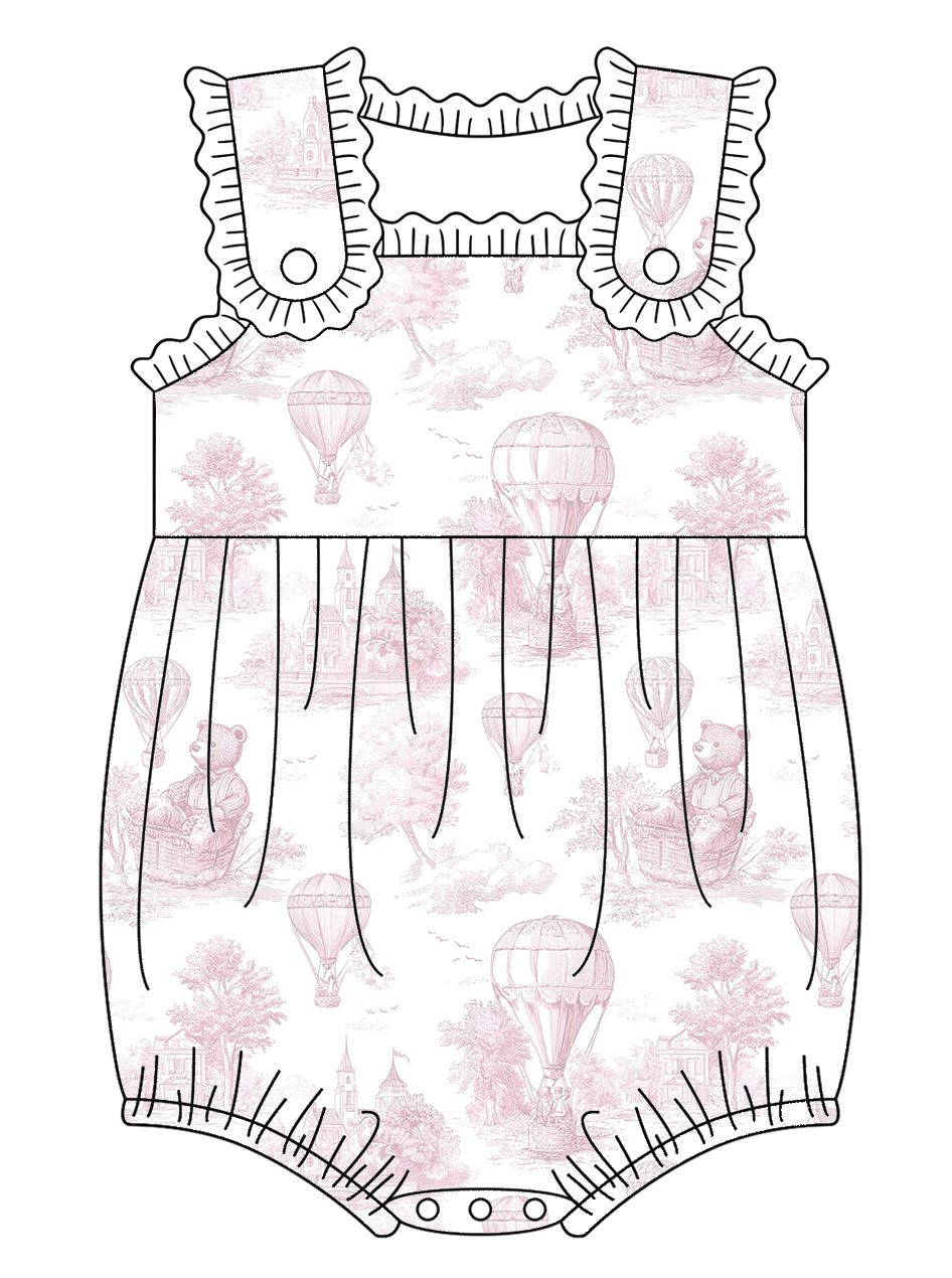 Ready to Ship - Vintage Bears Girls Bubble