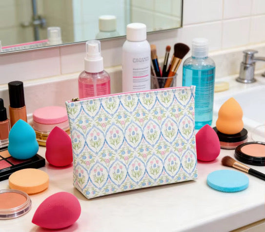 Canvas/Nylon Zipper Pouch