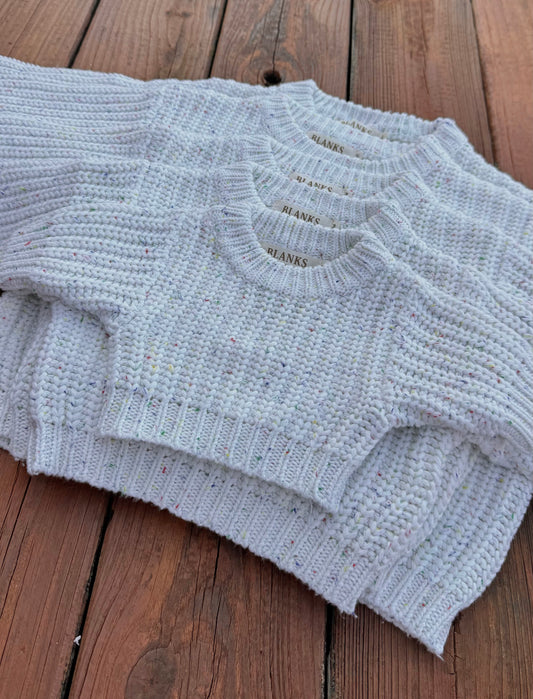 Chunky Knit Sprinkle Sweater