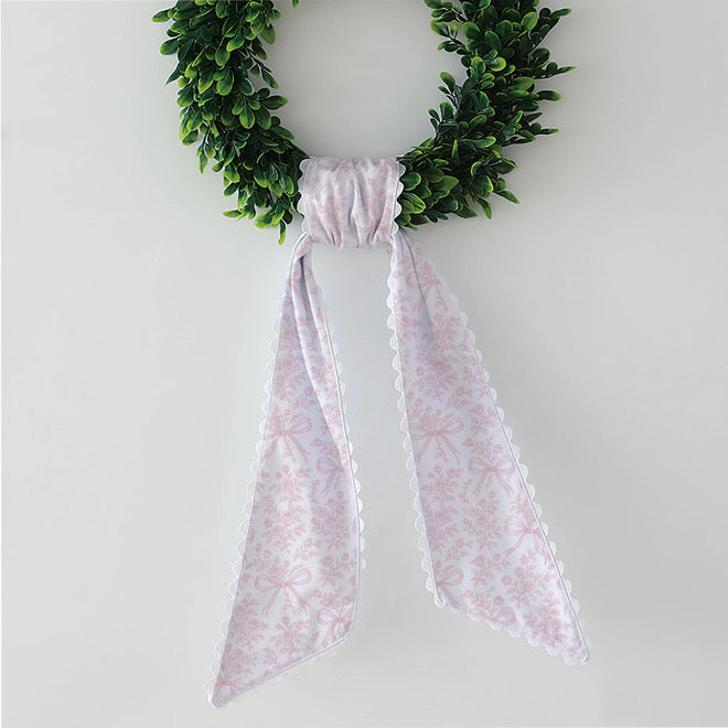 Toile Bow Sash