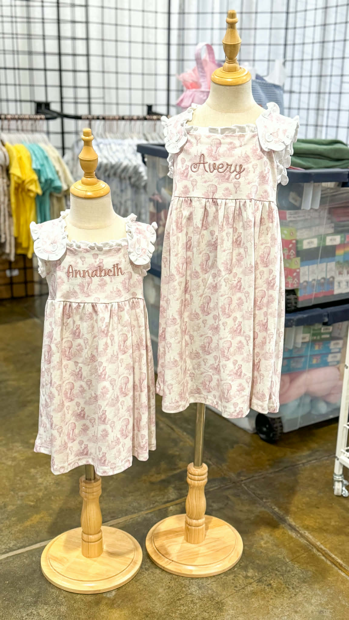 Ready to Ship- Vintage Bears Girls DRESS