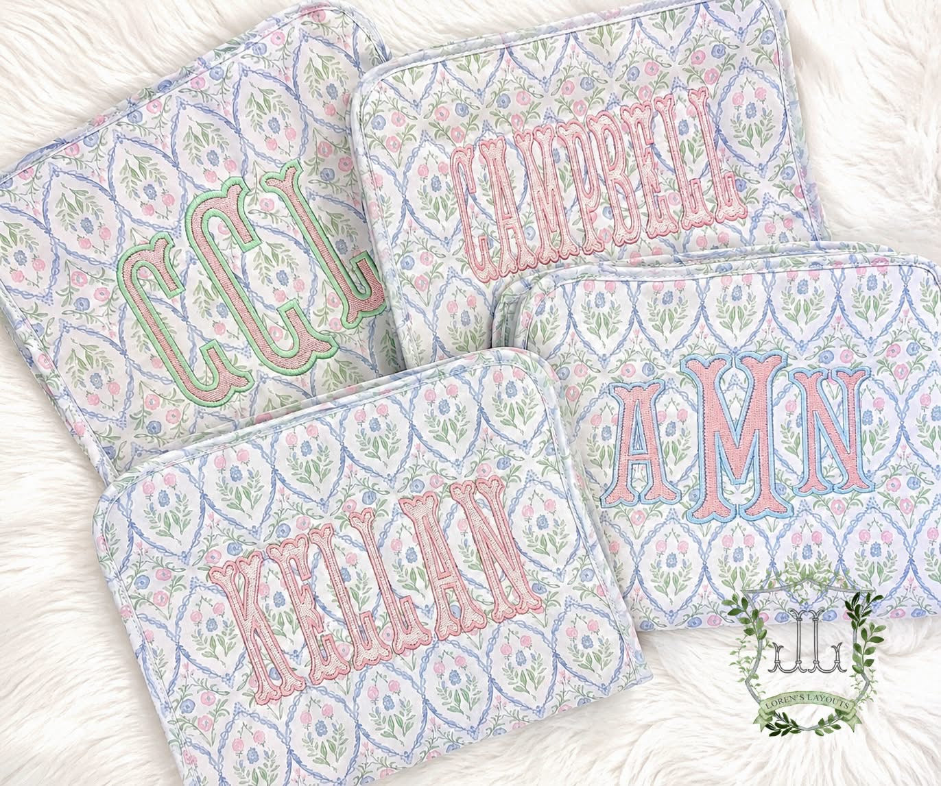 Canvas/Nylon Zipper Pouch
