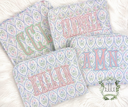 Canvas/Nylon Zipper Pouch