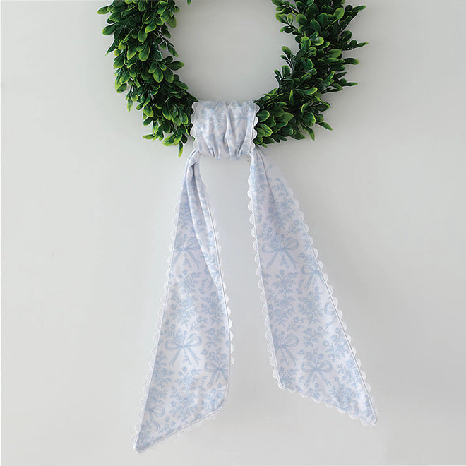 Toile Bow Sash