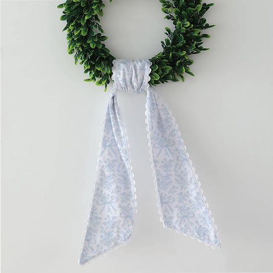 Toile Bow Sash