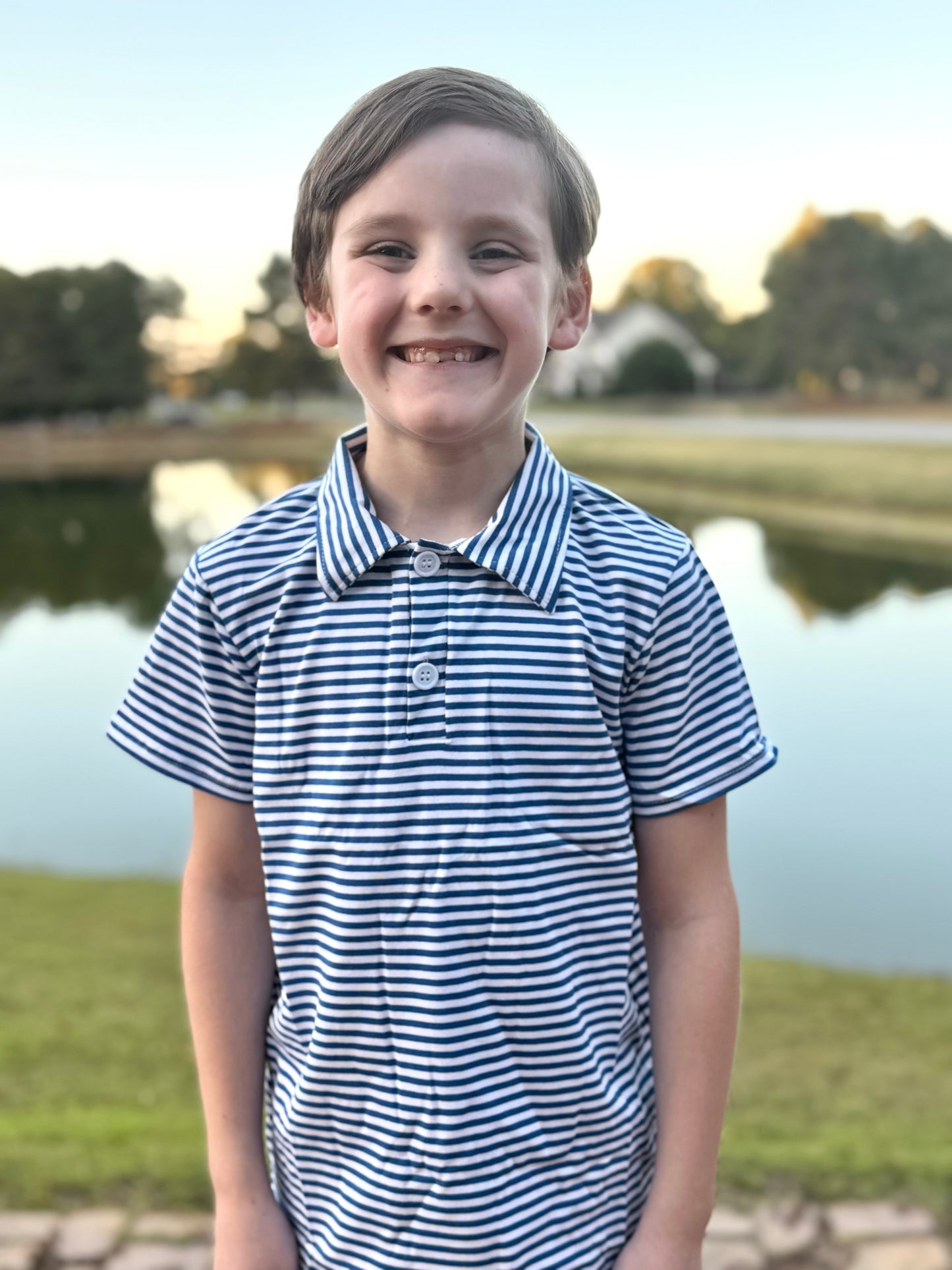 Boy Stripe Polo