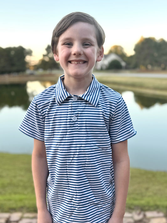 Boy Stripe Polo