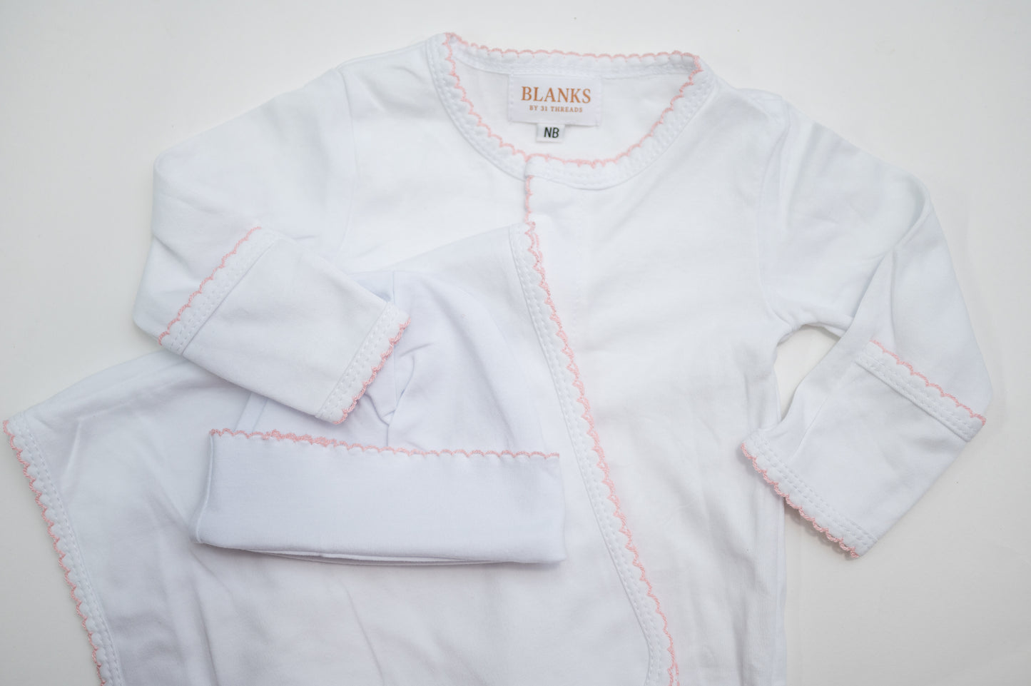 Picot Trim Burp Cloths