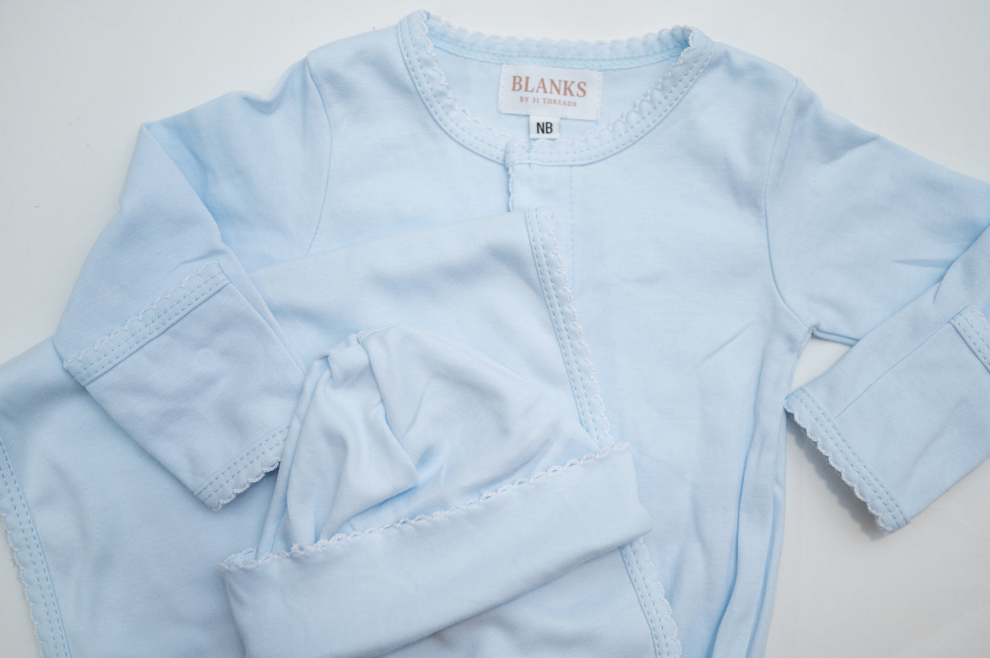 Picot Trim Burp Cloths