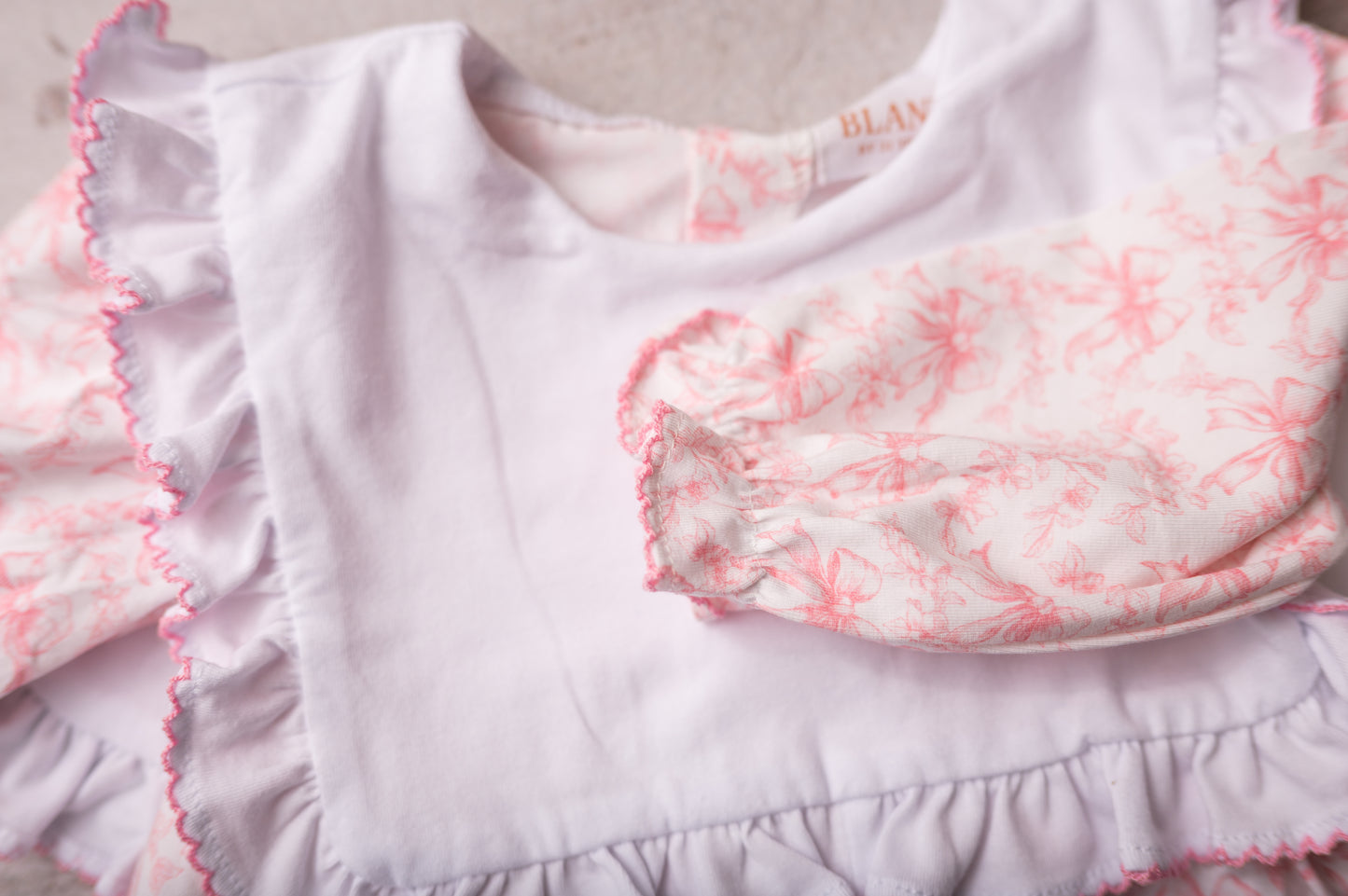 Pink Toile Dress - Ready to Ship