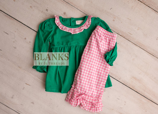Girls Christmas Capri Set