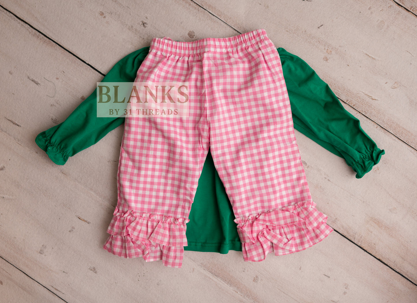 Girls Christmas Capri Set
