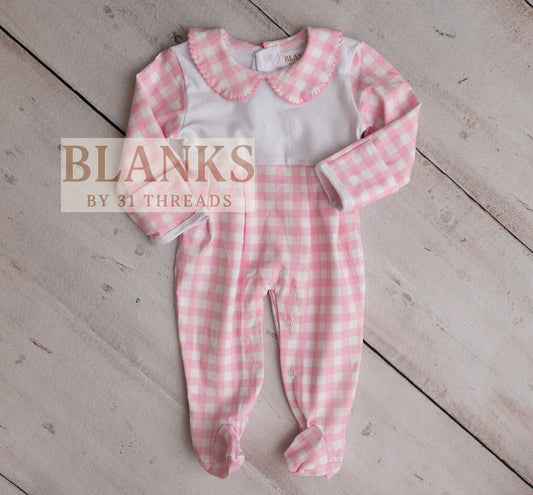 Gingham Footie