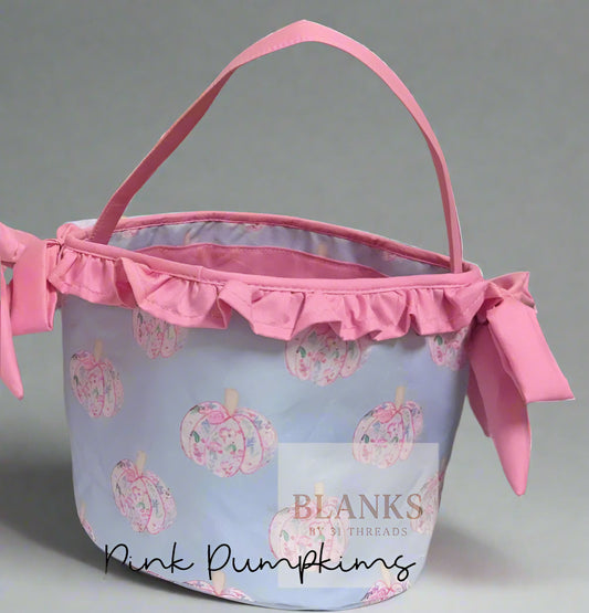 RTS - Pink Pumpkin Basket